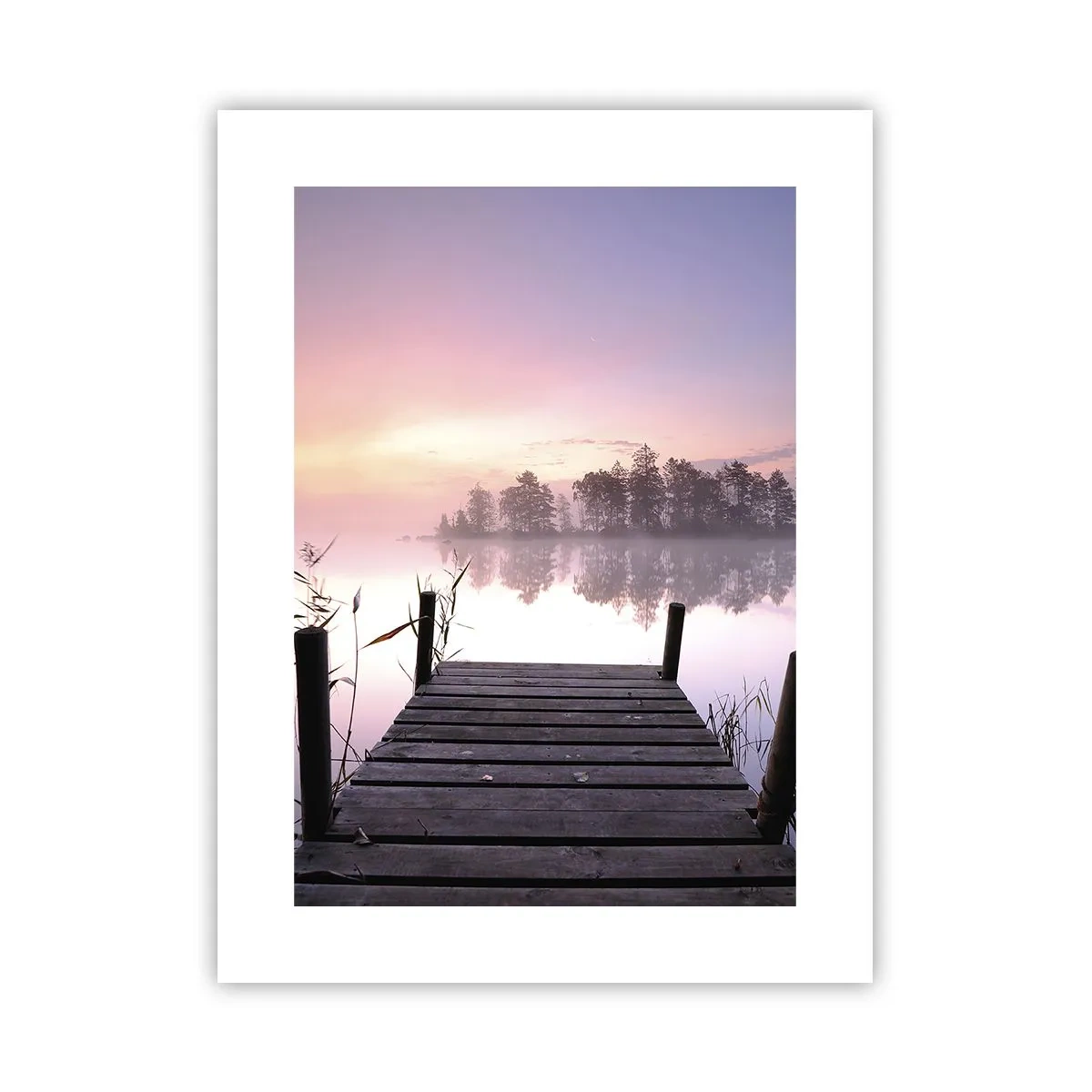 Poster - Van de lila mist... - 30x40 cm