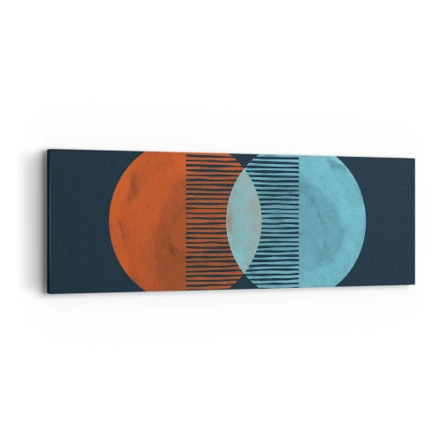 Schilderen op canvas - Astronomische fantasie - 90x30 cm