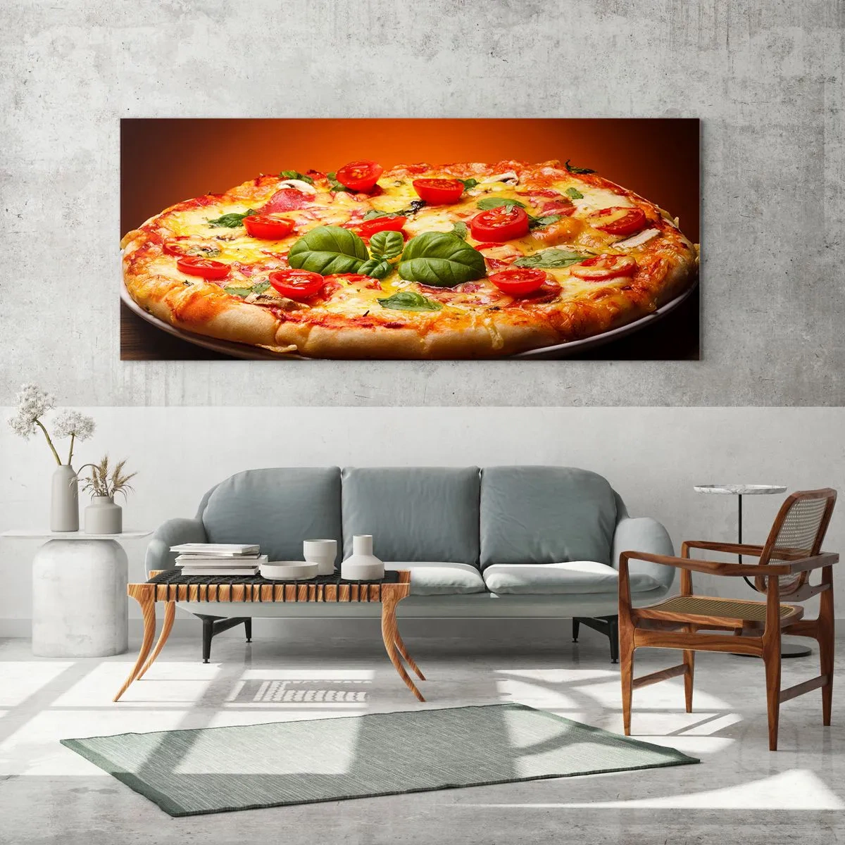 Schilderen op glas - Mama Mia! - 90x30 cm