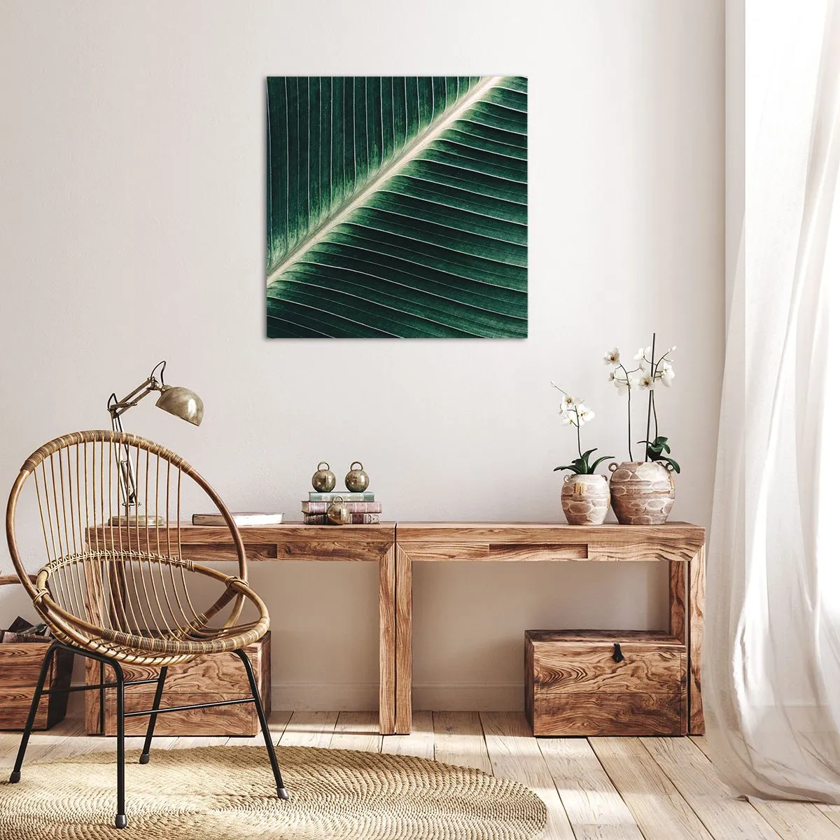 Schilderen op canvas - Het ritme van de natuur - 30x30 cm