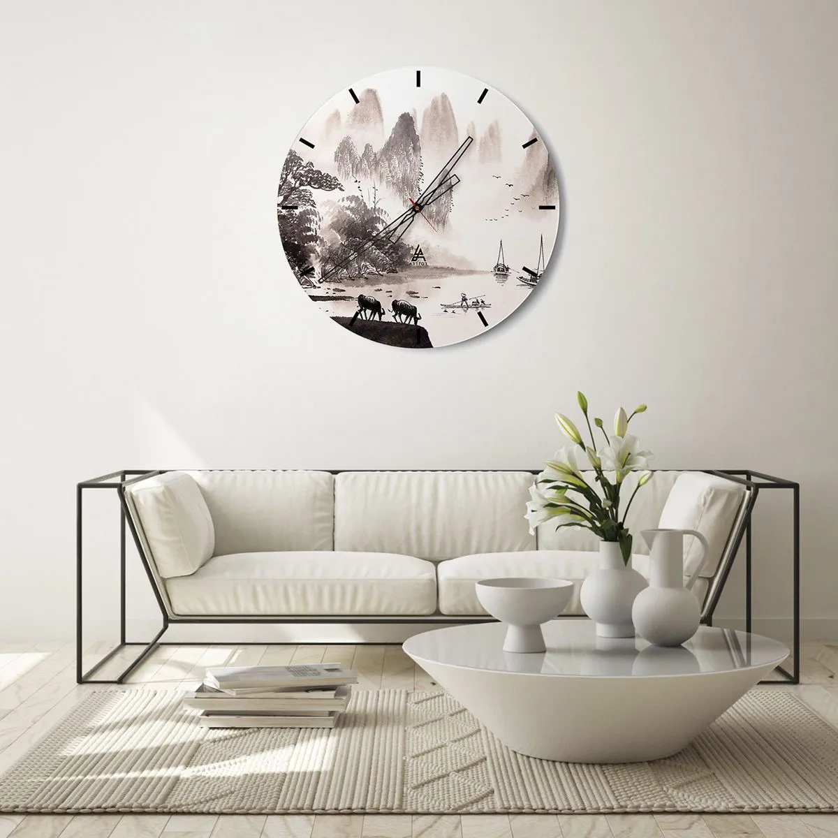 Wandklok - Klok - Het exotische alledaagse leven van het Oosten - 30x30 cm
