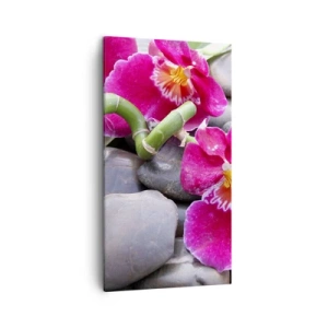 Schilderen op canvas - Kou en hitte - 45x80 cm