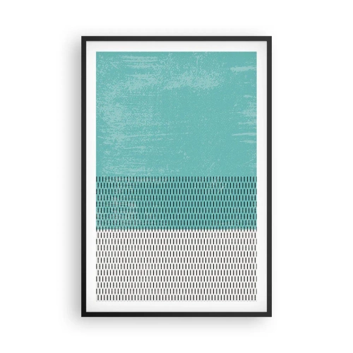 Poster in een zwarte lijst - Een uitgebalanceerde compositie - 61x91 cm