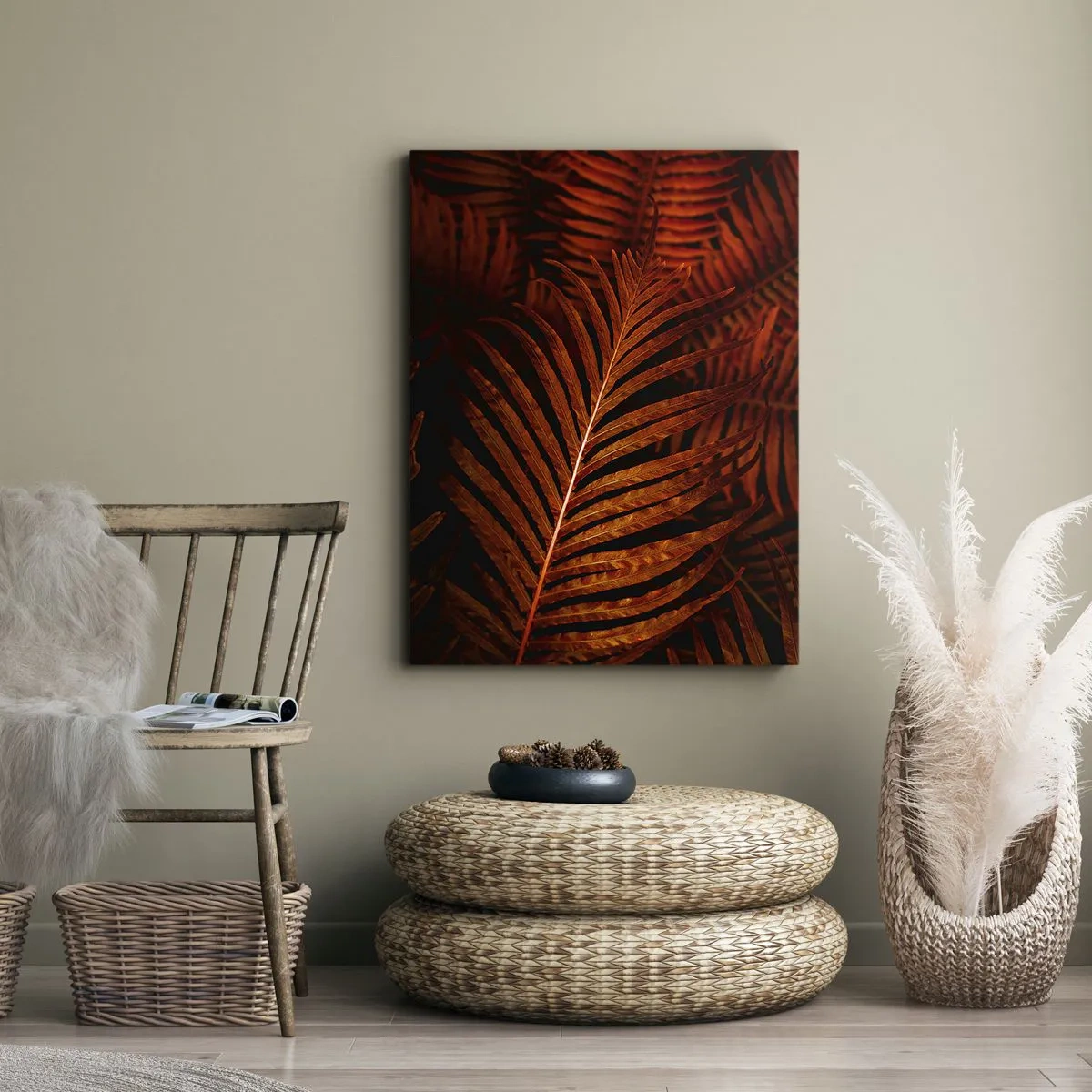 Schilderen op canvas - De hitte van het leven - 45x80 cm