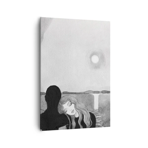 Schilderen op canvas - Altijd een geheim - 70x100 cm