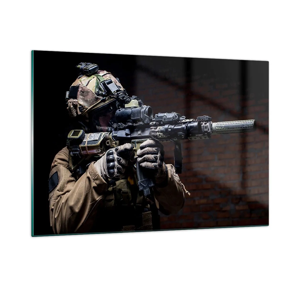 Schilderen op glas - Dodelijk effectief - 120x80 cm