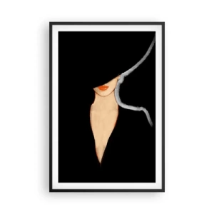 Poster in een zwarte lijst - Elegantie en stijl - 61x91 cm