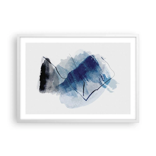 Poster in een witte lijst - Ijsberg - 70x50 cm