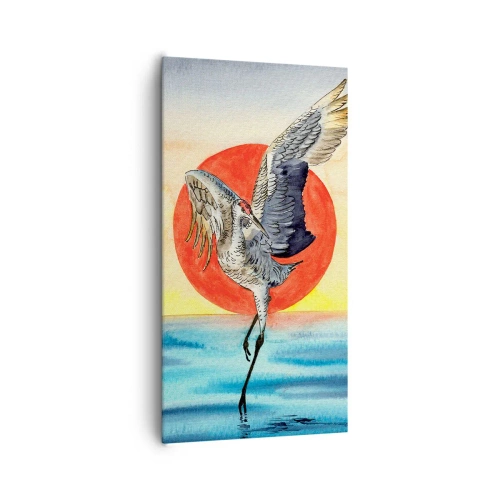 Schilderen op canvas - Het is tijd om terug te gaan - 65x120 cm