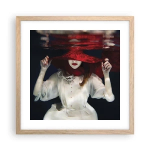 Een poster in een licht eiken lijst - Hatelijke godin in de Slavische mythologie - 40x40 cm