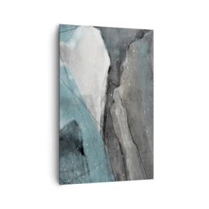 Schilderen op canvas - Abstractie: rotsen en ijs - 80x120 cm