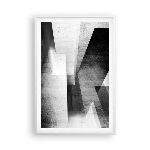 Poster in een witte lijst - De structuur van de ruimte - 61x91 cm