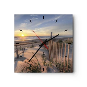 Wandklok - Klok - Glans en schaduw van de wind - 30x30 cm