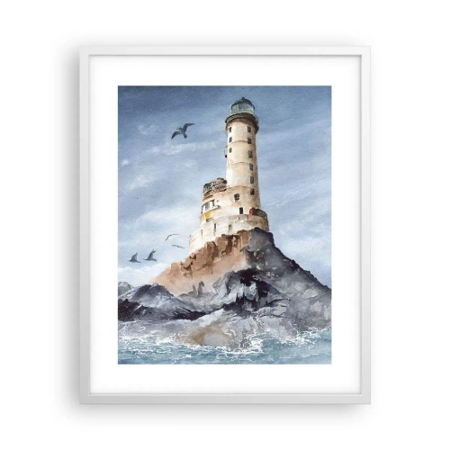 Poster in een witte lijst - Onoverwinnelijk - 40x50 cm