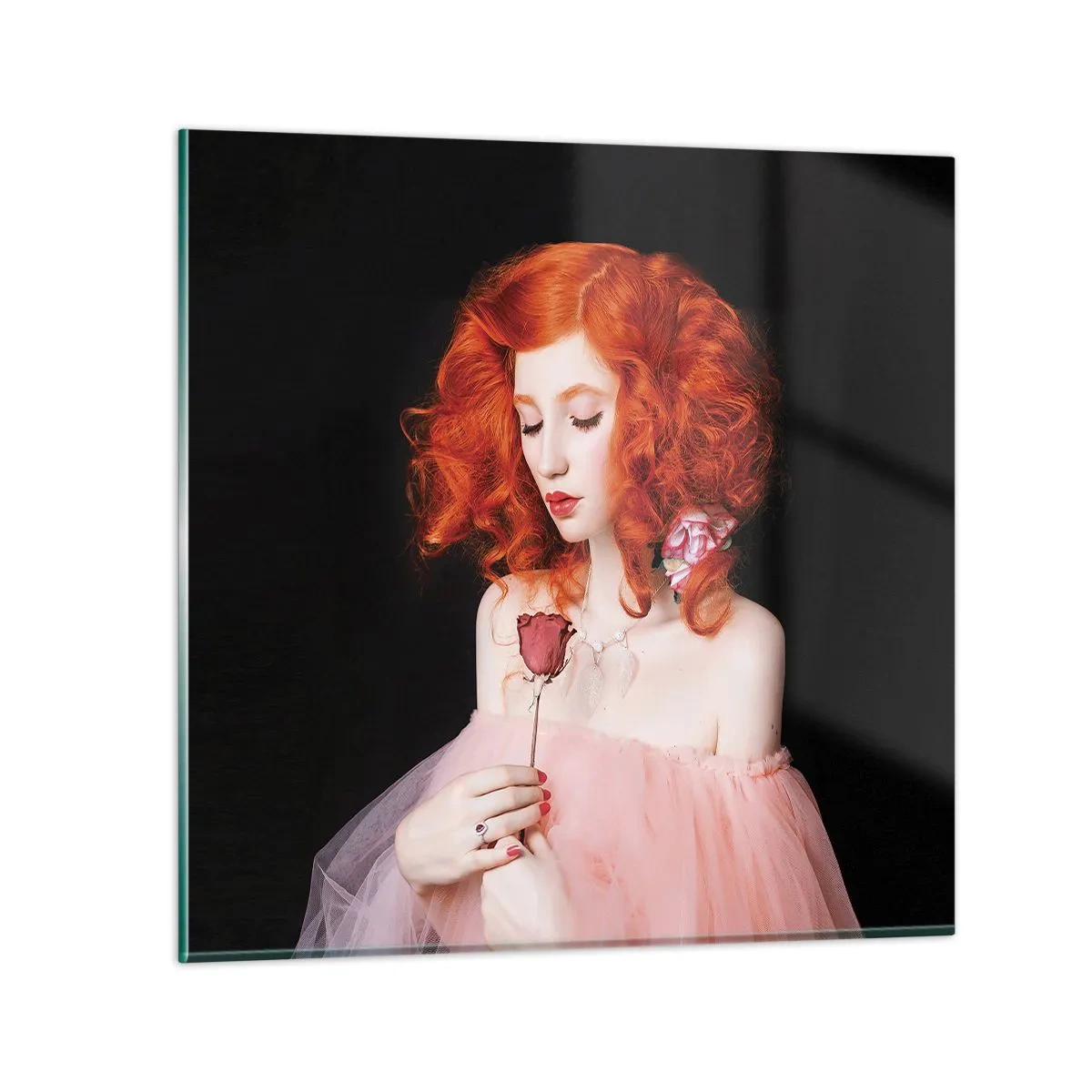 Schilderen op glas - In barokstijl - 60x60 cm