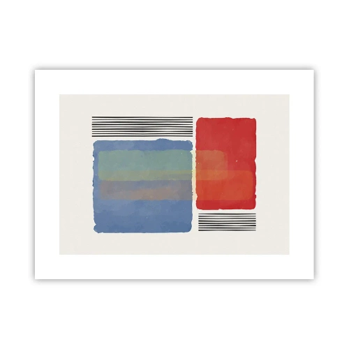 Poster - De geest en de letter van de geometrie - 40x30 cm