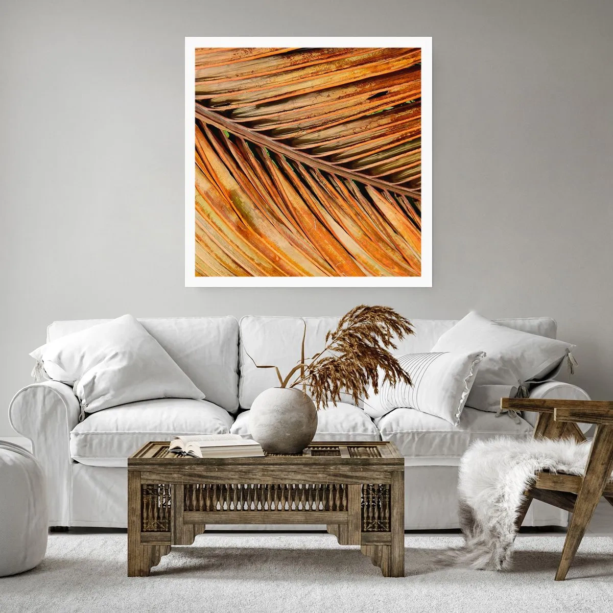 Poster - Kokos goud - 40x40 cm