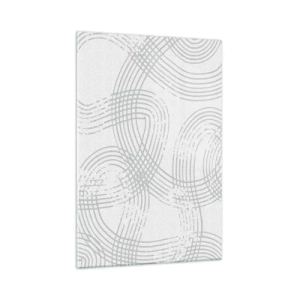 Schilderen op glas - Er is geen rechte weg - 70x100 cm
