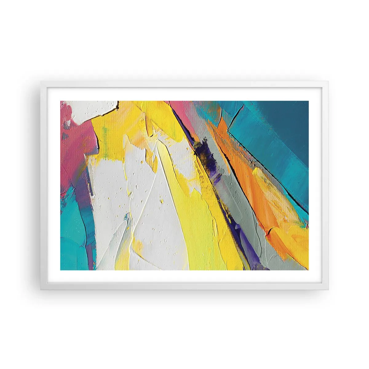 Poster in een witte lijst - De anatomie van licht - 70x50 cm