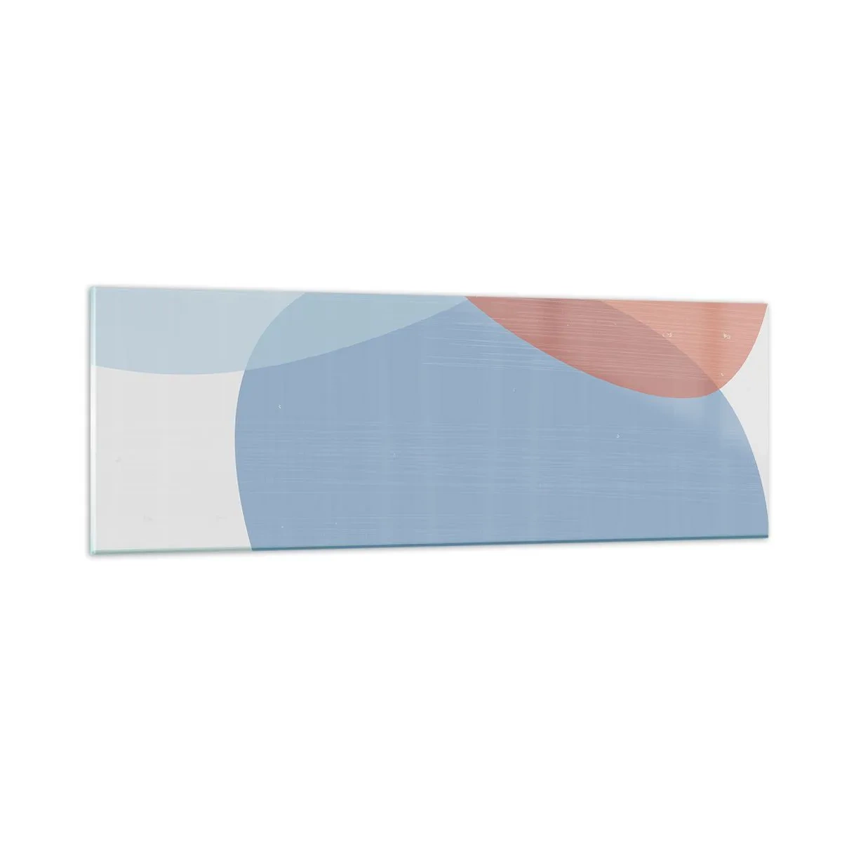 Schilderen op glas - Pastelkleurige relaties - 90x30 cm