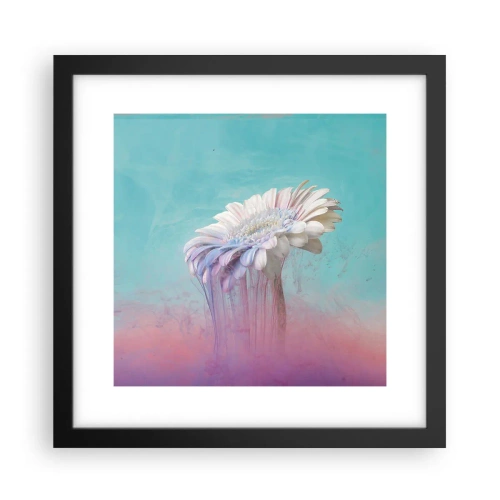 Poster in een zwarte lijst - De bloemenonderwereld - 30x30 cm