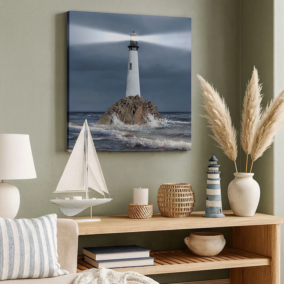 Schilderen op canvas - Hier... hier... hier! - 30x30 cm