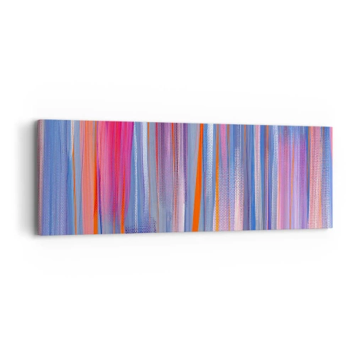 Schilderen op canvas - Opgang naar de regenboog - 90x30 cm