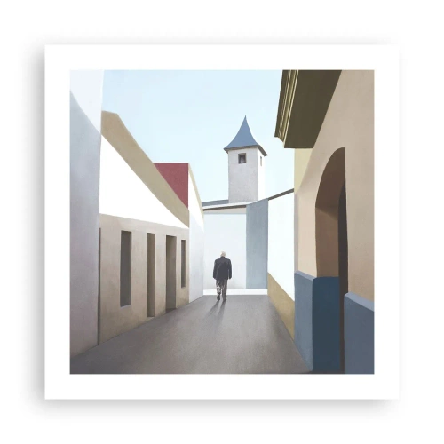 Poster - Een zonnige wandeling - 50x50 cm