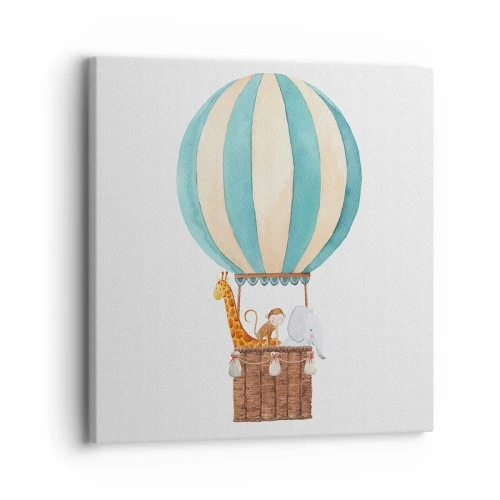 Schilderen op canvas - Fantastische reis - 30x30 cm