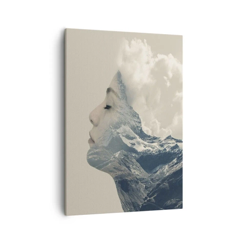 Schilderen op canvas - De schoonheid van de elementen - 50x70 cm