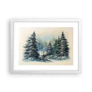 Poster in een witte lijst - Klaar voor kerst - 40x30 cm