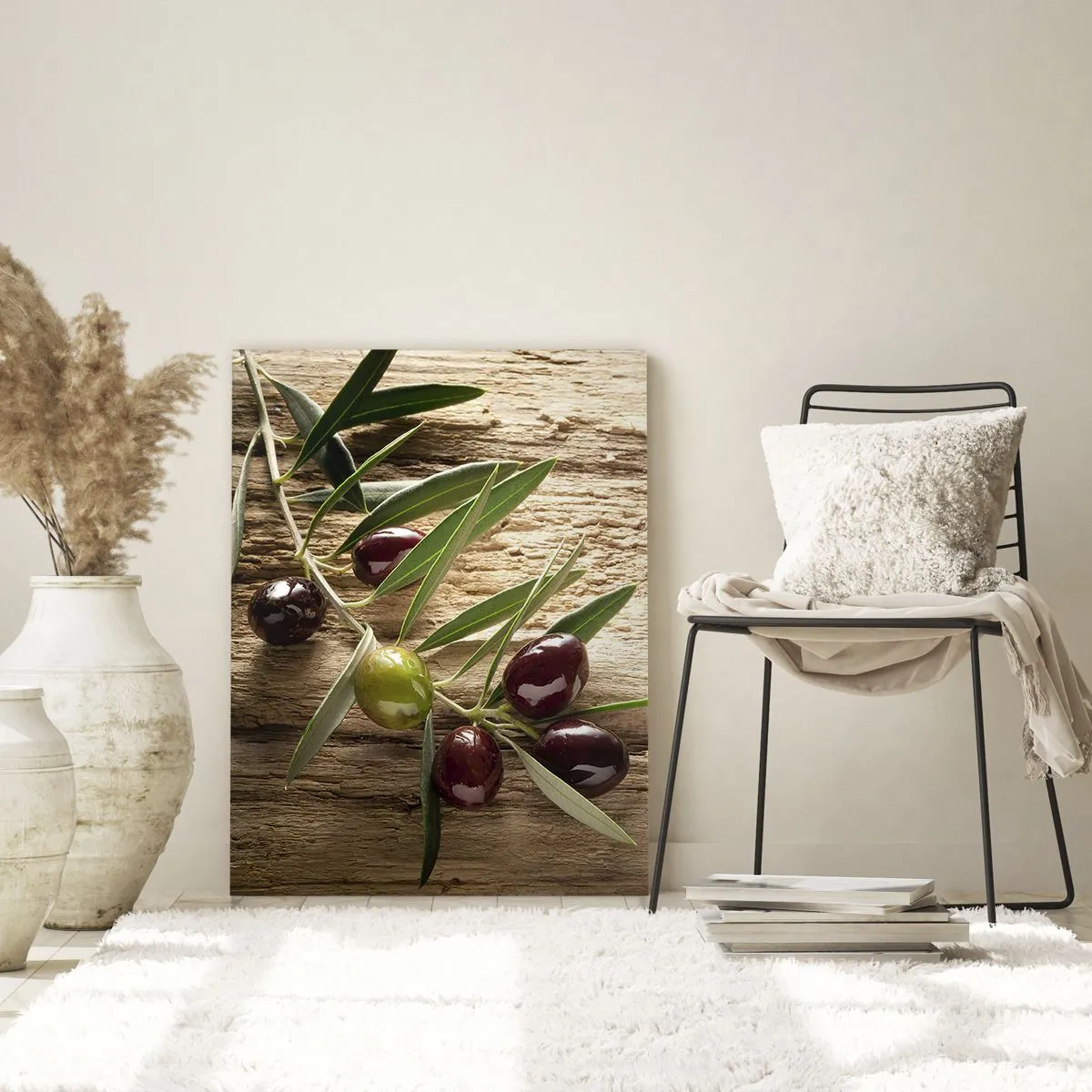 Schilderen op glas - Rechtstreeks uit de natuur - 70x100 cm