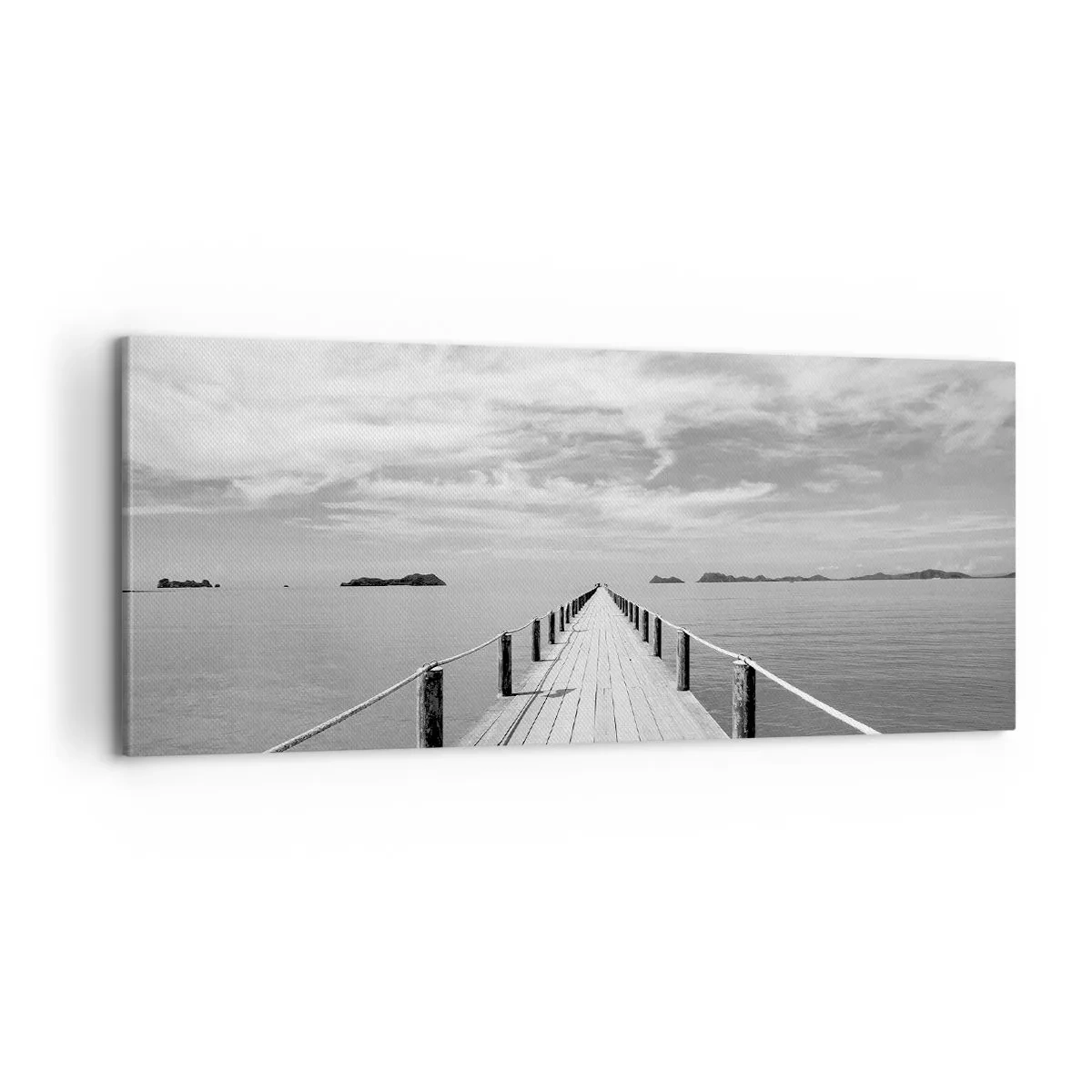 Schilderen op canvas - Of misschien een reis... - 100x40 cm