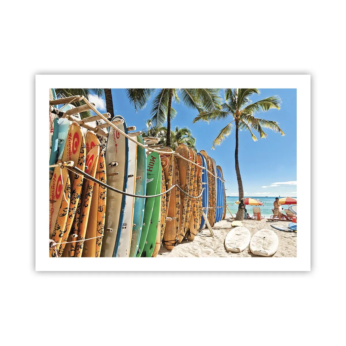 Poster - Zonnig plezier - 70x50 cm