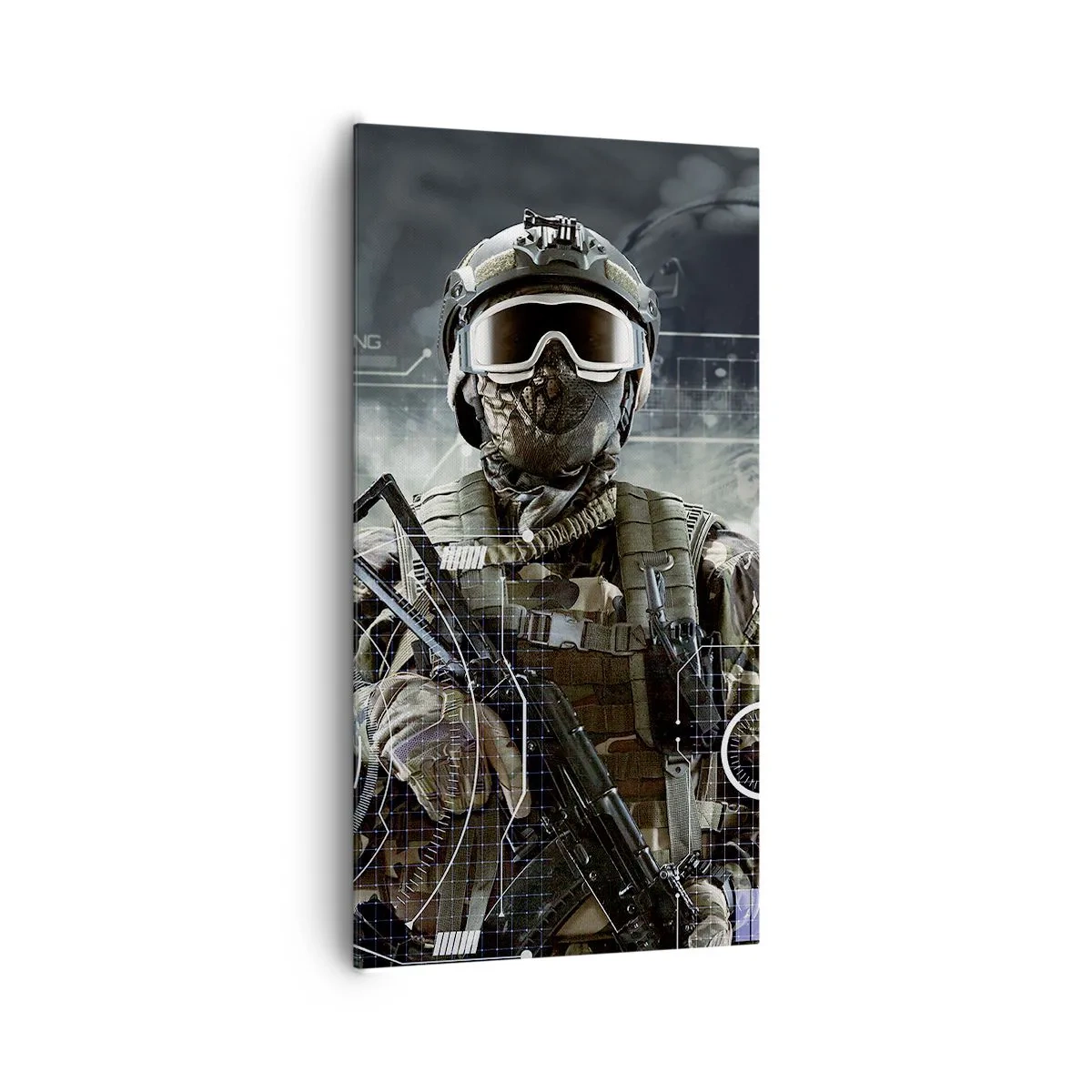 Schilderen op canvas - Macht tot een macht verheven - 65x120 cm