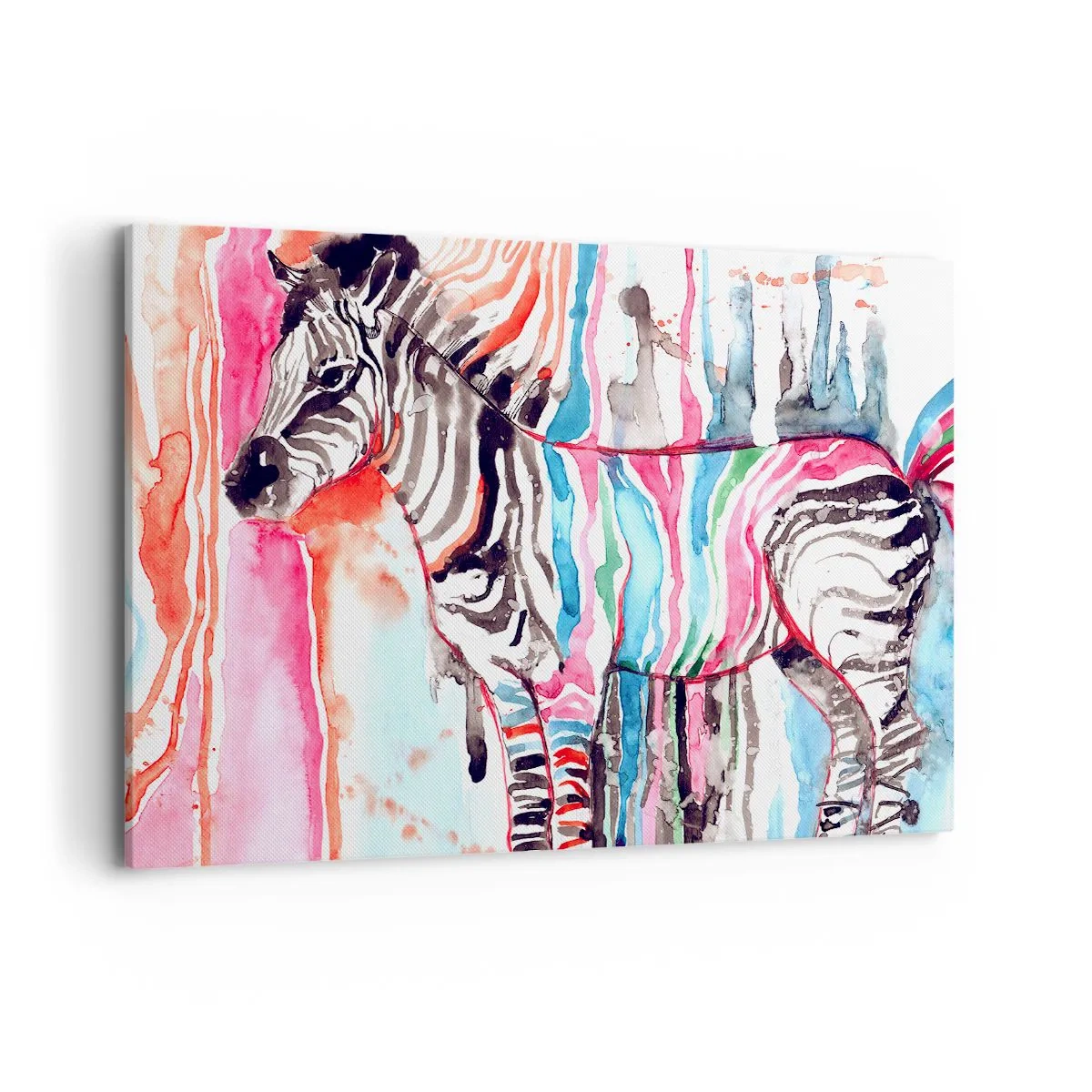 Schilderen op canvas - Zorgeloze grap van de natuur - 120x80 cm