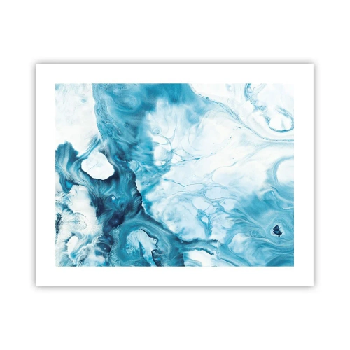 Poster - Blauw Concert - 50x40 cm