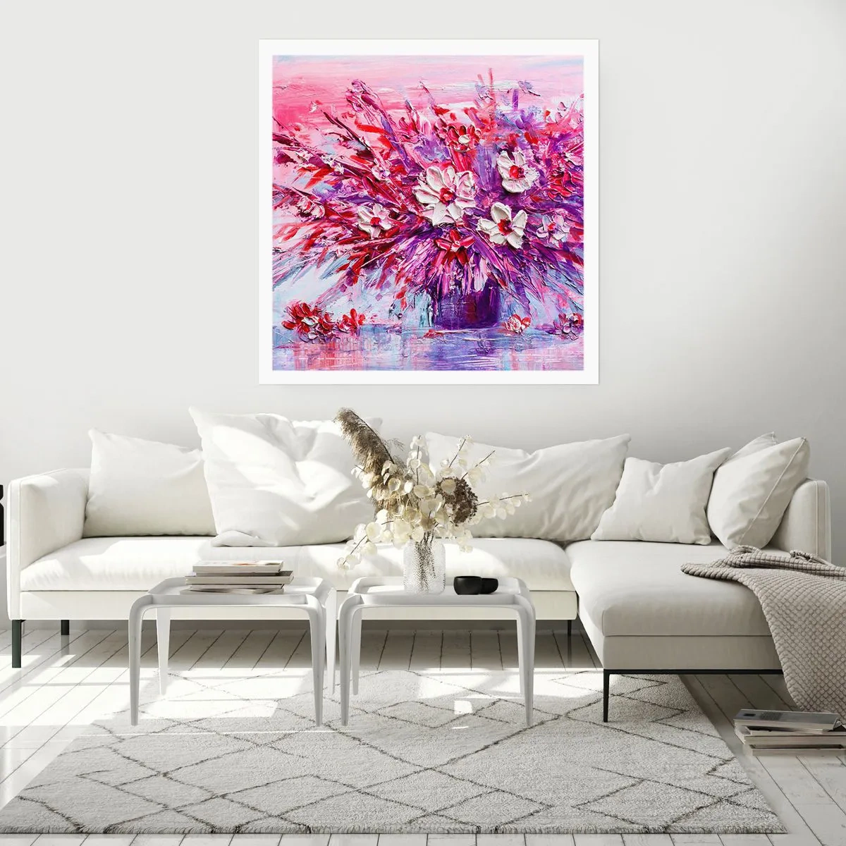 Poster - Onschuld en passie - 60x60 cm