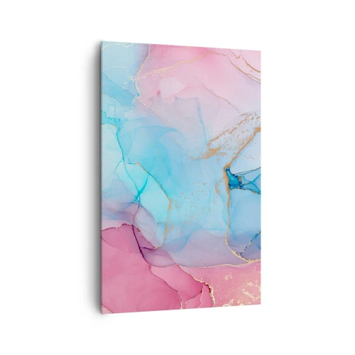 Schilderen op canvas - Ontmoeting en interpenetratie - 80x120 cm