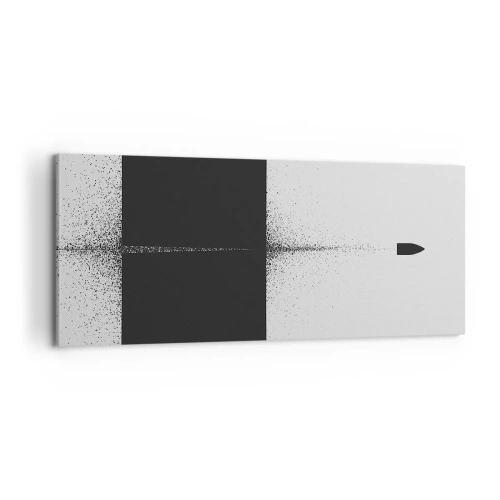 Schilderen op canvas - Rechtstreeks naar het doel - 100x40 cm