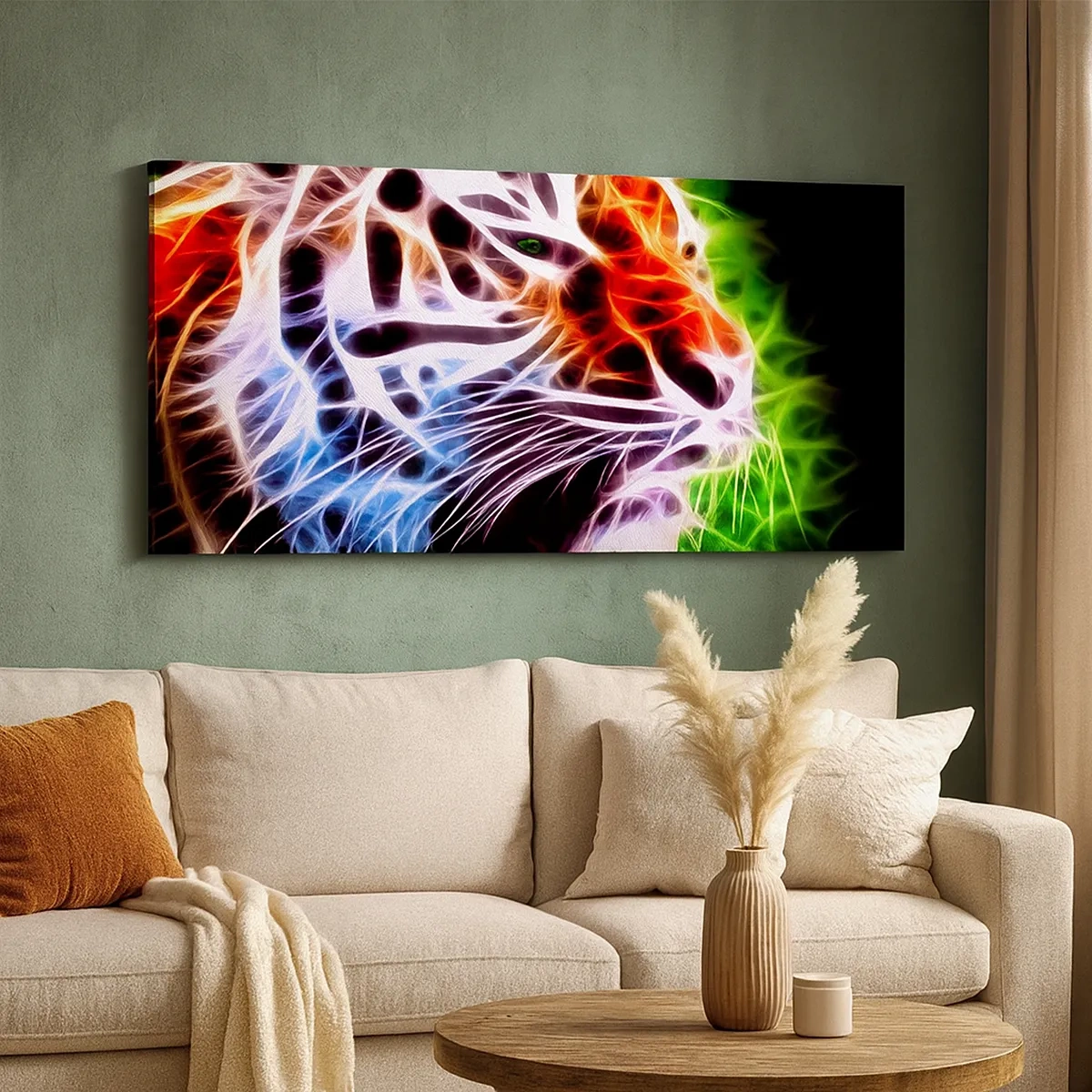 Schilderen op canvas - Vreselijke uitstraling - 30x30 cm