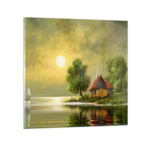 Schilderen op glas - Mooi, als een foto - 60x60 cm