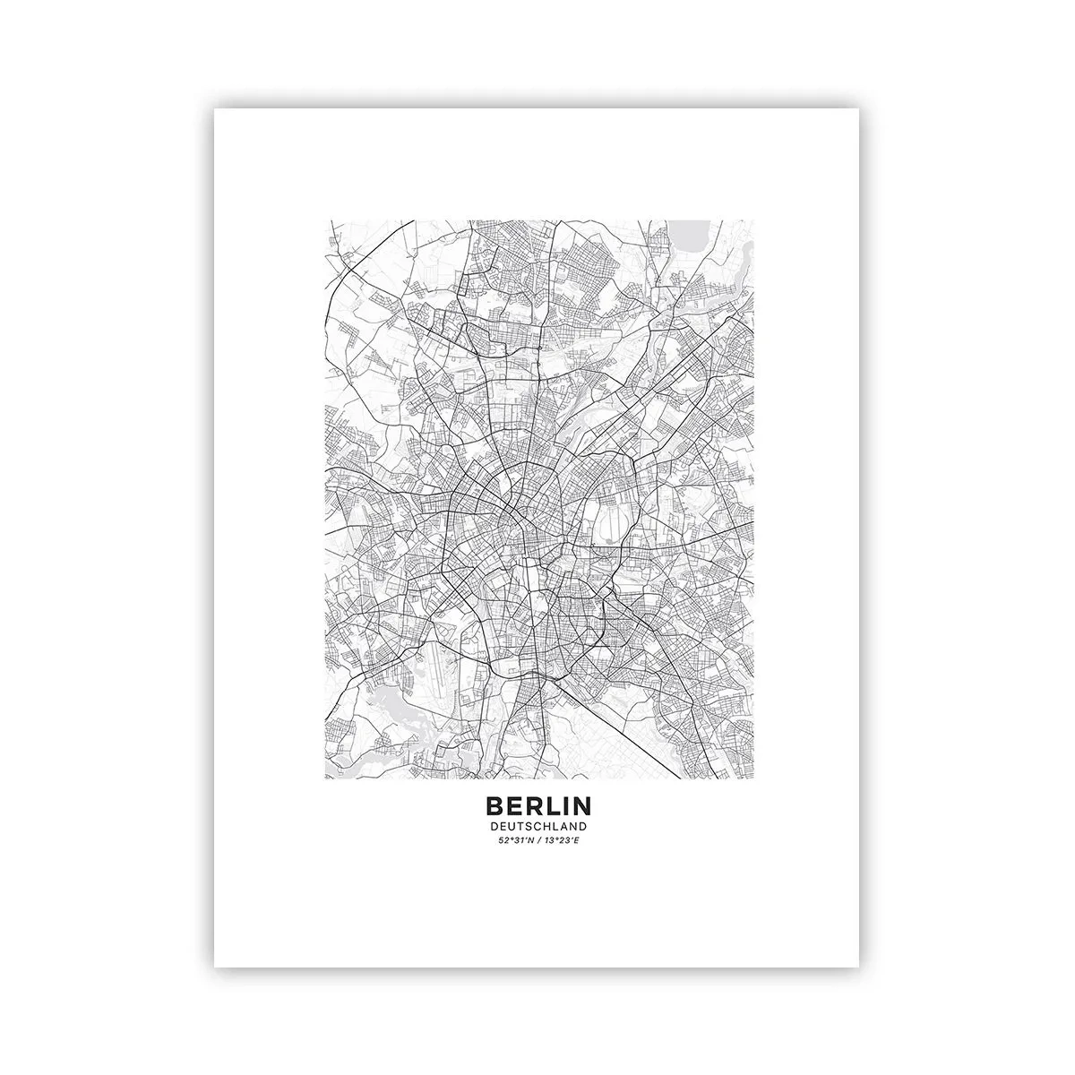 Poster - Berlijnse bloem - 30x40 cm