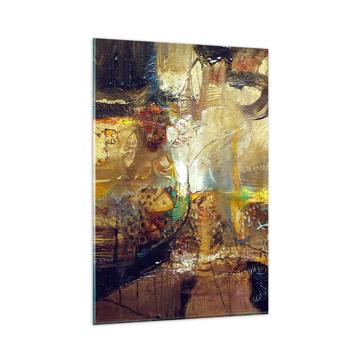 Schilderen op glas - Koud, warmer, heet - 80x120 cm