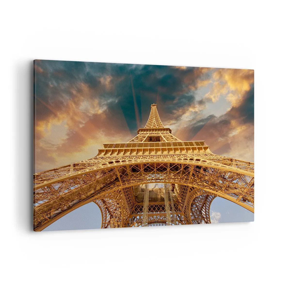 Schilderen op canvas - Hoe de mensheid de hemel bereikte - 100x70 cm