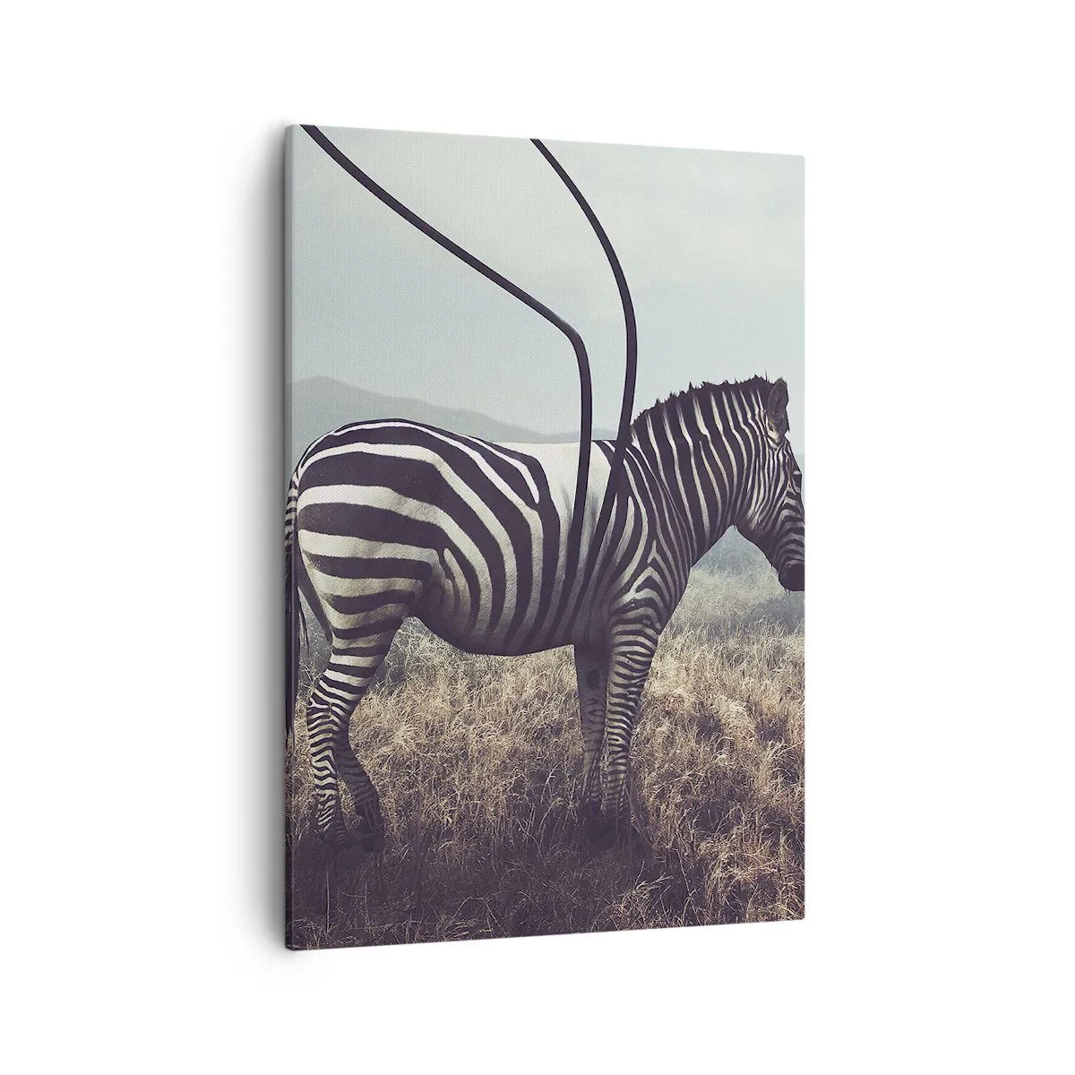 Schilderen op canvas - Aandacht! Gebrek - 50x70 cm