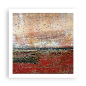 Poster - Wellicht is het de zee - 60x60 cm