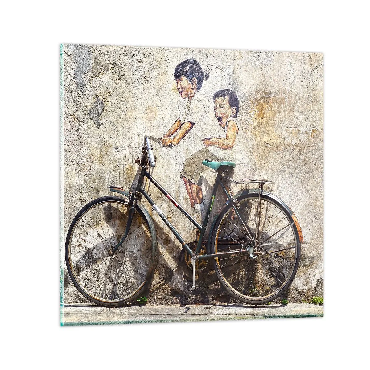 Schilderen op glas - Waar of niet waar? - 70x70 cm