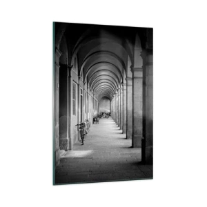 Schilderen op glas - Onder de arcades - 80x120 cm