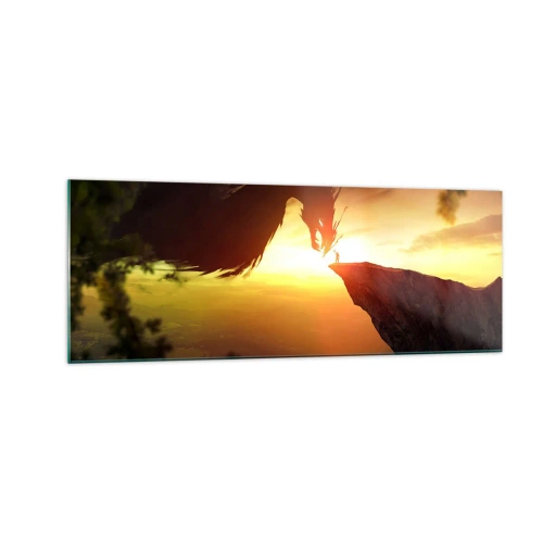 Schilderen op glas - Drakendoder - 140x50 cm
